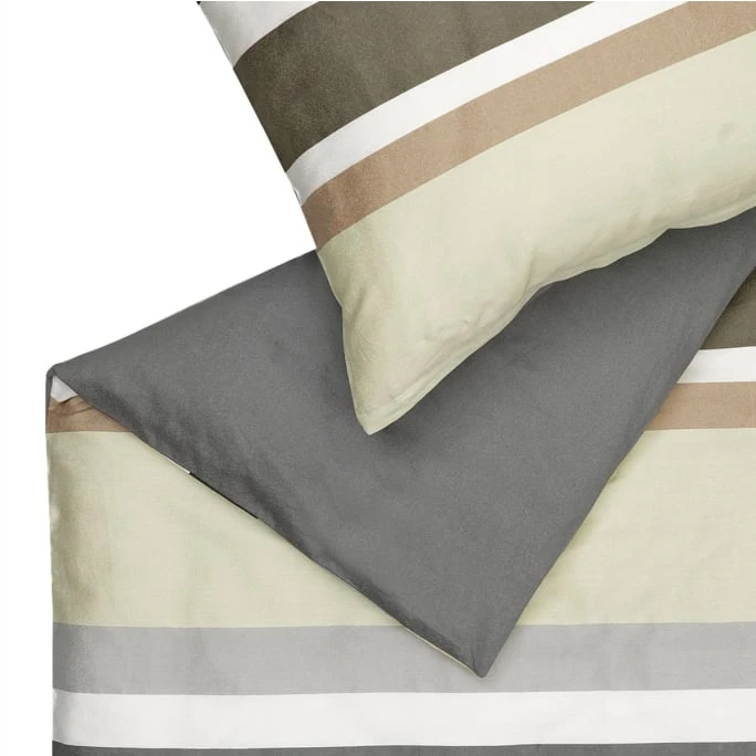 Schöner Wohnen SCHÖNER WOHNEN Bettwäsche-Set Noel - 135x200 / 80x80 Cm - Grau 5 Schöner Wohnen SCHÖNER WOHNEN Bettwäsche-Set Noel - 135x200 / 80x80 Cm - Grau – Bild 3