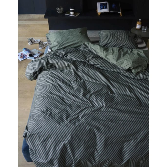 Covers & Co No Stripes No Glory Bettwäsche-Set - 135x200 / 80x80 Cm - Green 7 Covers & Co No Stripes No Glory Bettwäsche-Set - 135x200 / 80x80 Cm - Green – Bild 5