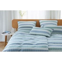 Elegante Gotland Bettwäsche-Set Aus Web-Seersucker - 135x200 / 80x80 Cm - Aqua 7 Elegante Gotland Bettwäsche-Set Aus Web-Seersucker - 135x200 / 80x80 Cm - Aqua -Moooi Shop unnamed file 728