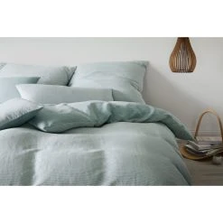 Elegante Whisper Bettwäsche-Set Aus Halbleinen - 135x200 / 40x80 Cm - Blassgrün 7 Elegante Whisper Bettwäsche-Set Aus Halbleinen - 135x200 / 40x80 Cm - Blassgrün -Moooi Shop unnamed file 740