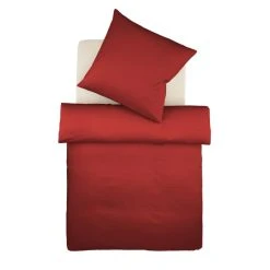 Fleuresse Jil Bettwäsche-Garnitur - 135x200 / 80x80 Cm - Bordeaux