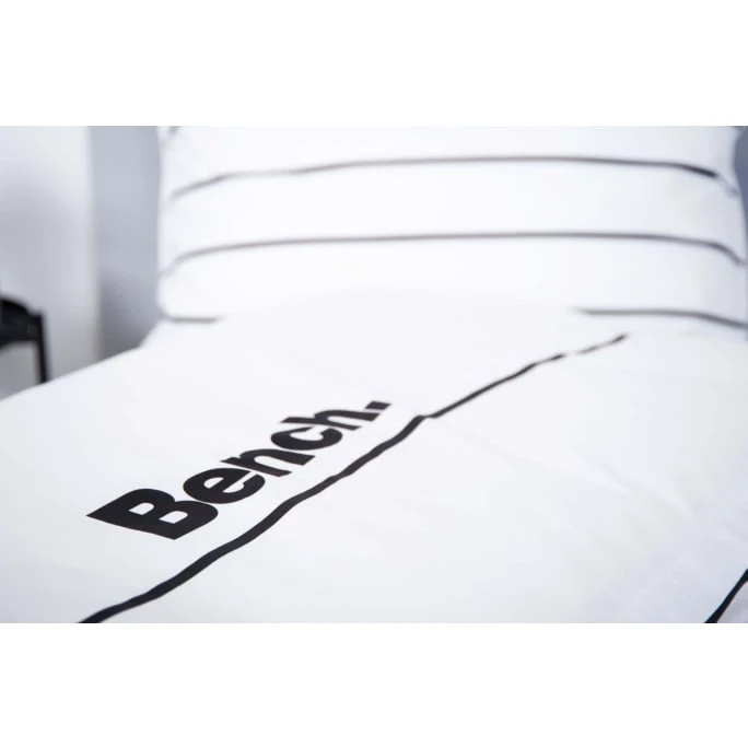 Bench Bettwäsche-Set Gestreift Aus Renforcé-Baumwolle - 155x220 / 80x80 Cm - Weiß 7 Bench Bettwäsche-Set Gestreift Aus Renforcé-Baumwolle - 155x220 / 80x80 Cm - Weiß – Bild 5