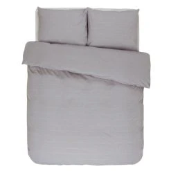 ESSENZA HOME Essenza Odele Perkal-Bettwäsche - 200x200 / 2x80x80 Cm - Stone