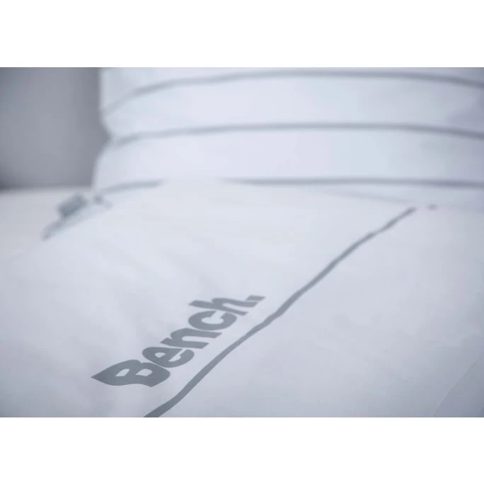 Bench Bettwäsche-Set Gestreift Aus Renforcé-Baumwolle - 155x220 / 80x80 Cm - Grau 7 Bench Bettwäsche-Set Gestreift Aus Renforcé-Baumwolle - 155x220 / 80x80 Cm - Grau – Bild 5