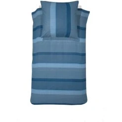 Cinderella Prato Bettwäsche-Set Aus Baumwoll-Satin - 155x220 / 80x80 Cm - Blue