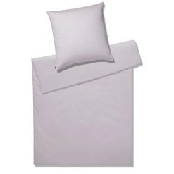 Elegante Fineline Bettwäsche Aus Mako-Satin - 155x220 / 80x80 Cm - Blush