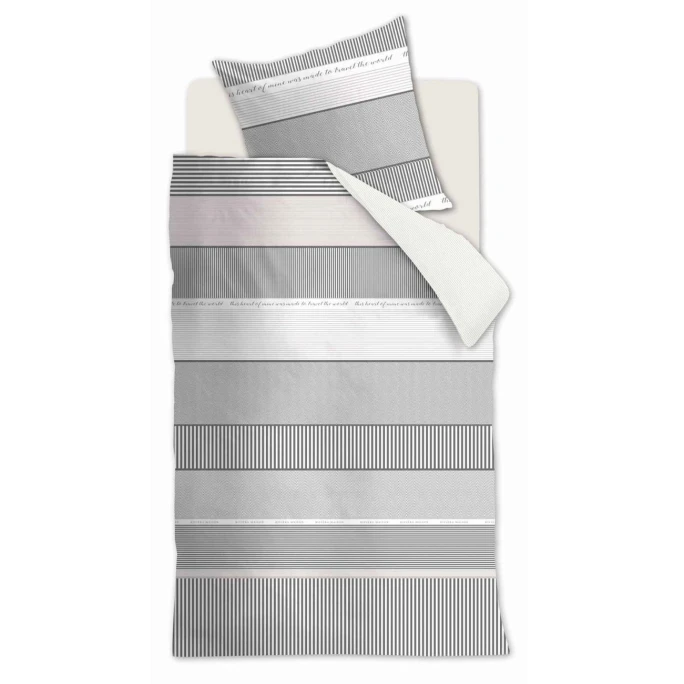 Riviera Maison Rivièra Maison State Travel Bettwäsche-Set - 155x220 / 80x80 Cm - Anthracite 3 Riviera Maison Rivièra Maison State Travel Bettwäsche-Set - 155x220 / 80x80 Cm - Anthracite