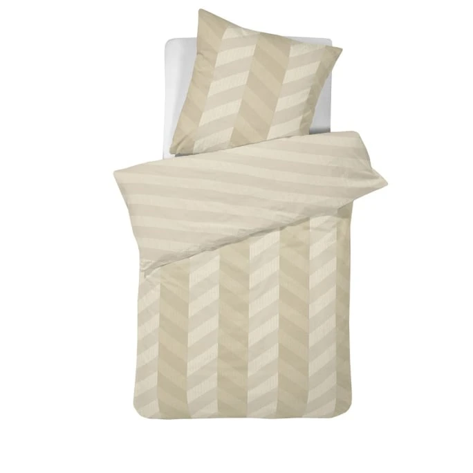 Damai Atomy Bettwäsche-Set Aus Baumwoll-Satin - 135x200 / 80x80 Cm - Beige 4 Damai Atomy Bettwäsche-Set Aus Baumwoll-Satin - 135x200 / 80x80 Cm - Beige – Bild 2