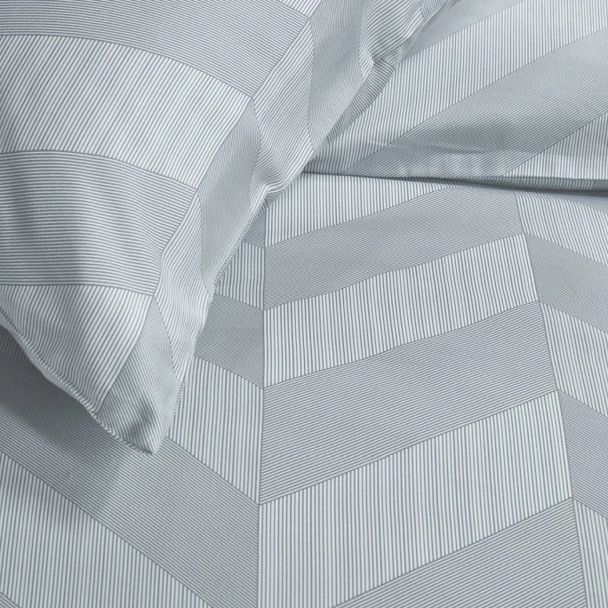 Damai Atomy Bettwäsche-Set Aus Baumwoll-Satin - 135x200 / 80x80 Cm - Glacier 6 Damai Atomy Bettwäsche-Set Aus Baumwoll-Satin - 135x200 / 80x80 Cm - Glacier – Bild 4