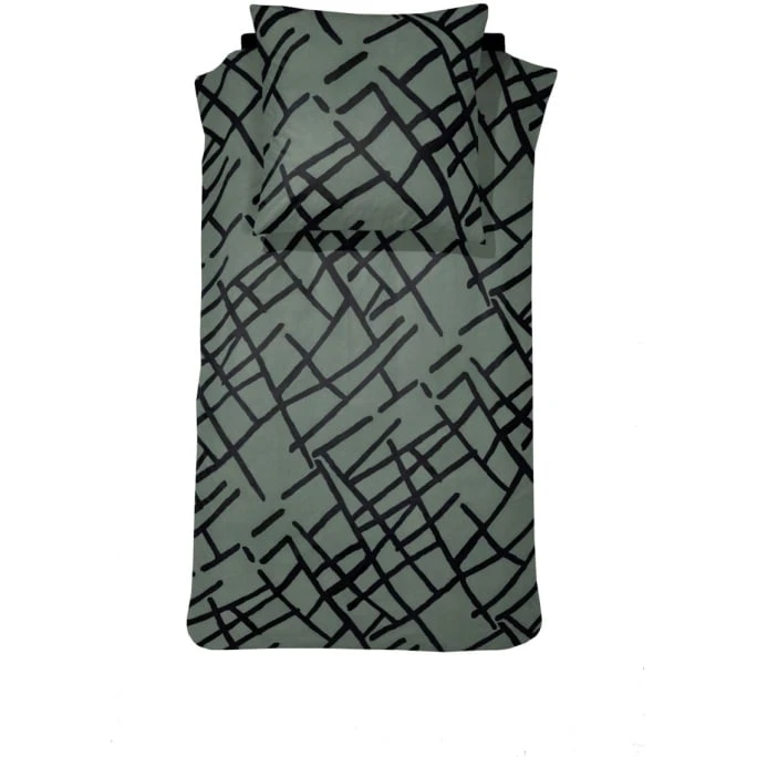 Damai Kline Bettwäsche-Set Aus Bio-Baumwolle - 155x220 / 80x80 Cm - Green 3 Damai Kline Bettwäsche-Set Aus Bio-Baumwolle - 155x220 / 80x80 Cm - Green