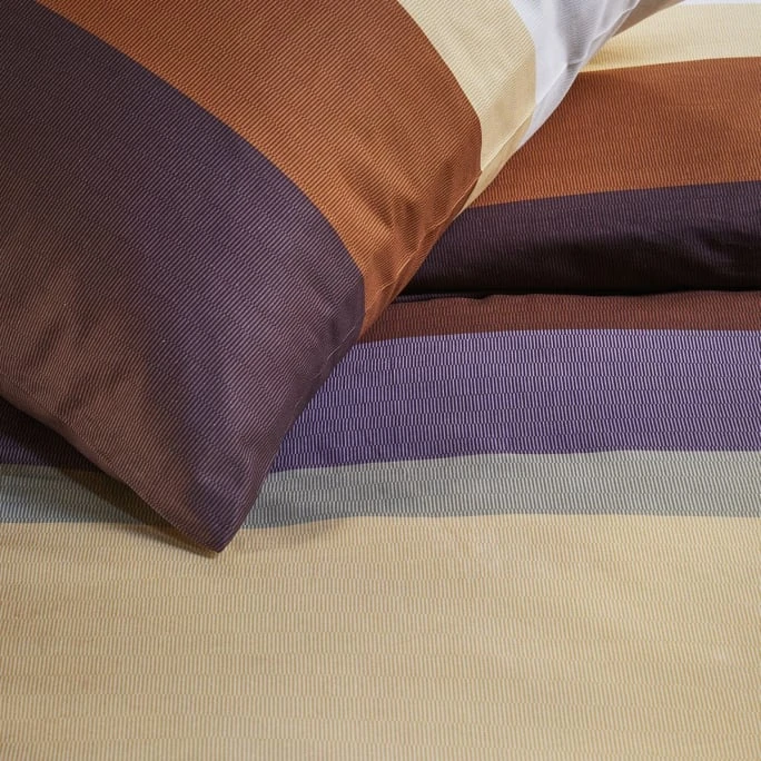 Damai Casa Bettwäsche-Set Aus Renforcé-Baumwolle - 135x200 / 80x80 Cm - Rust 7 Damai Casa Bettwäsche-Set Aus Renforcé-Baumwolle - 135x200 / 80x80 Cm - Rust – Bild 5