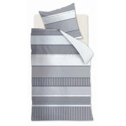 Riviera Maison Rivièra Maison State Travel Bettwäsche-Set - 155x220 / 80x80 Cm - Light Blue