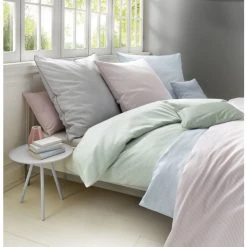 Fleuresse Modern Life Wendebettwäsche-Set Aus Mako Satin - 135x200 / 80x80 Cm - Summergreen -Moooi Shop unnamed file 869