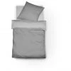 Fleuresse Porto Wendebettwäsche-Set Aus Buntgewebe - 155x200 / 80x80 Cm - Dunkel-hellgrau -Moooi Shop unnamed file 872