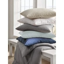 Fleuresse Rio Bettwäsche-Set Aus Seersucker - 135x200 / 80x80 Cm - Marine -Moooi Shop unnamed file 891