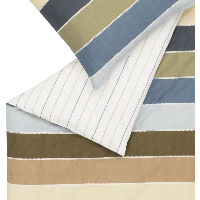 ESPRIT Home Amelie Bettwäsche-Set Aus Satin - 155x220 / 80x80 Cm - Blue 4 ESPRIT Home Amelie Bettwäsche-Set Aus Satin - 155x220 / 80x80 Cm - Blue – Bild 2