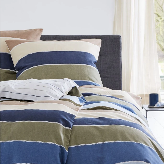 ESPRIT Home Amelie Bettwäsche-Set Aus Satin - 155x220 / 80x80 Cm - Blue 6 ESPRIT Home Amelie Bettwäsche-Set Aus Satin - 155x220 / 80x80 Cm - Blue – Bild 4