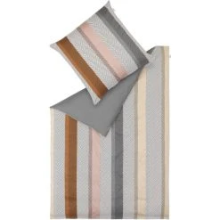 Schöner Wohnen Sign Bettwäsche Set Aus Satin - 155x220 / 80x80 Cm - Multi