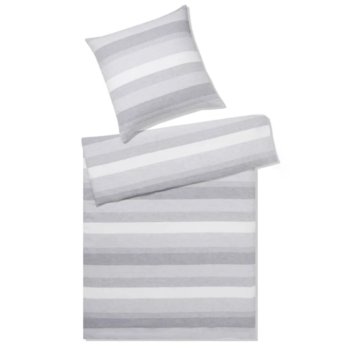 Elegante Delight Bettwäsche Aus Halbleinen - 135x200 / 80x80 Cm - Hellgrau 3 Elegante Delight Bettwäsche Aus Halbleinen - 135x200 / 80x80 Cm - Hellgrau
