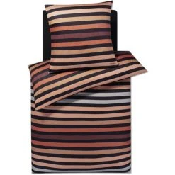 JOOP! Tone Bettwäsche-Set Aus Mako-Satin - 135x200 / 40x80 Cm - Copper