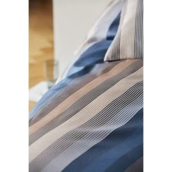 Elegante Vivid Bettwäsche-Set Aus Mako-Satin - 135x200 / 40x80 Cm - Nougat Blau -Moooi Shop unnamed file 950