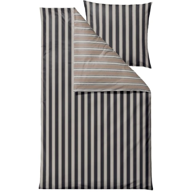 Södahl Nordic Bio Bettwäsche-Set Aus Baumwoll-Satin - 135x200 Cm / 80x80 Cm - Ash 3 Södahl Nordic Bio Bettwäsche-Set Aus Baumwoll-Satin - 135x200 Cm / 80x80 Cm - Ash