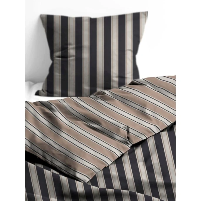 Södahl Nordic Bio Bettwäsche-Set Aus Baumwoll-Satin - 135x200 Cm / 80x80 Cm - Ash 5 Södahl Nordic Bio Bettwäsche-Set Aus Baumwoll-Satin - 135x200 Cm / 80x80 Cm - Ash – Bild 3