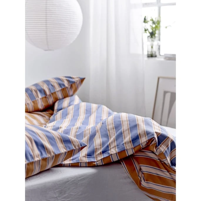 Södahl Nordic Bio Bettwäsche-Set Aus Baumwoll-Satin - 135x200 Cm / 80x80 Cm - Sky Blue 6 Södahl Nordic Bio Bettwäsche-Set Aus Baumwoll-Satin - 135x200 Cm / 80x80 Cm - Sky Blue – Bild 4