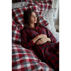 LEXINGTON Checked Cotton Flanell Bettwäsche-Set - 135x200 / 80x80 Cm - Red/dark Gray 8 LEXINGTON Checked Cotton Flanell Bettwäsche-Set - 135x200 / 80x80 Cm - Red/dark Gray -Moooi Shop unnamed file 992