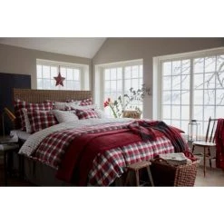 LEXINGTON Checked Cotton Flanell Bettwäsche-Set - 135x200 / 80x80 Cm - Red/dark Gray 9 LEXINGTON Checked Cotton Flanell Bettwäsche-Set - 135x200 / 80x80 Cm - Red/dark Gray -Moooi Shop unnamed file 993