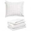 GANT TWILL CHECK Bettwäsche-Set - 135x200 / 80x80 Cm - Dry Sand
