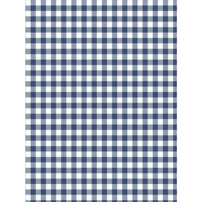 Elegante Vichy Bettwäsche Aus Web-Perkal - 155x200 / 80x80 Cm - Marine 4 Elegante Vichy Bettwäsche Aus Web-Perkal - 155x200 / 80x80 Cm - Marine – Bild 2